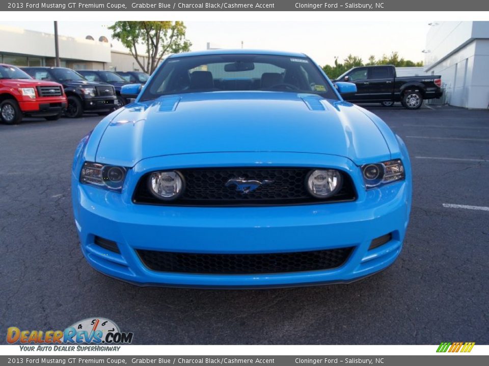 Grabber Blue 2013 Ford Mustang GT Premium Coupe Photo #7