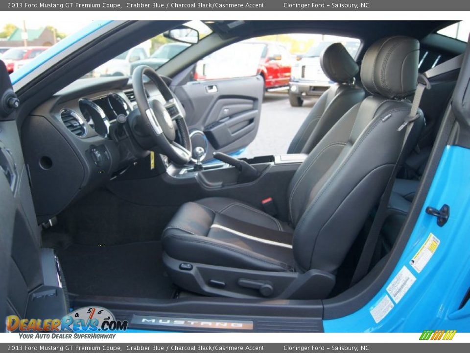 Charcoal Black/Cashmere Accent Interior - 2013 Ford Mustang GT Premium Coupe Photo #8