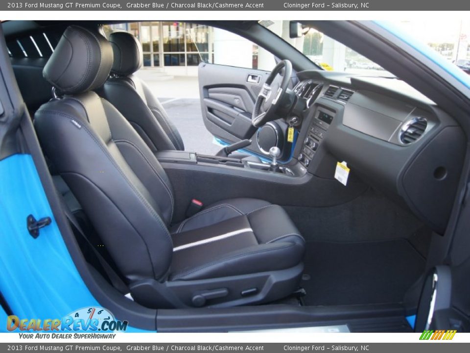 Front Seat of 2013 Ford Mustang GT Premium Coupe Photo #12