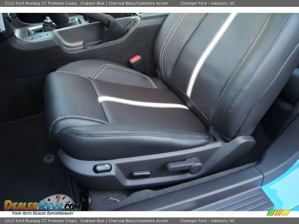 Front Seat of 2013 Ford Mustang GT Premium Coupe Photo #18