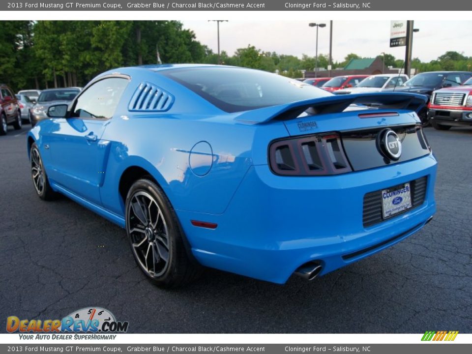 Grabber Blue 2013 Ford Mustang GT Premium Coupe Photo #32