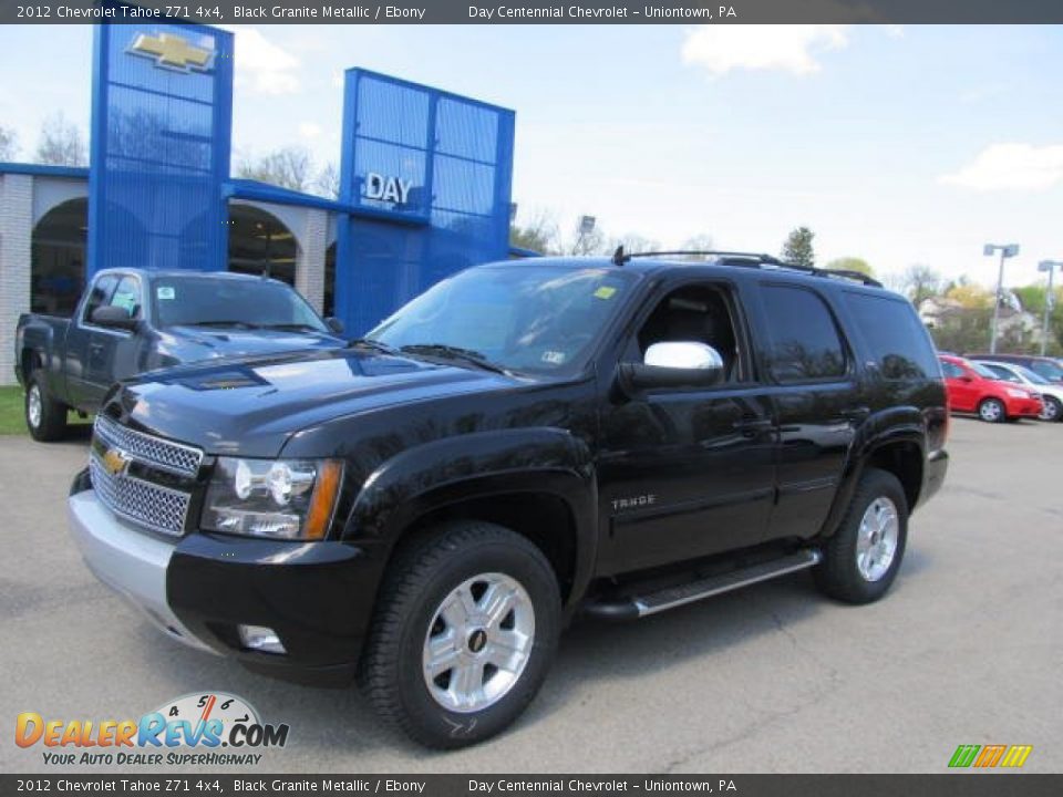 2012 Chevrolet Tahoe Z71 4x4 Black Granite Metallic / Ebony Photo #1