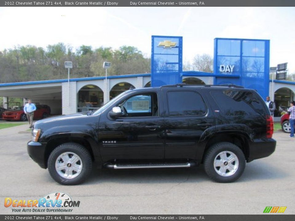 2012 Chevrolet Tahoe Z71 4x4 Black Granite Metallic / Ebony Photo #2