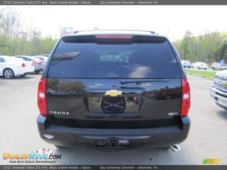 2012 Chevrolet Tahoe Z71 4x4 Black Granite Metallic / Ebony Photo #3