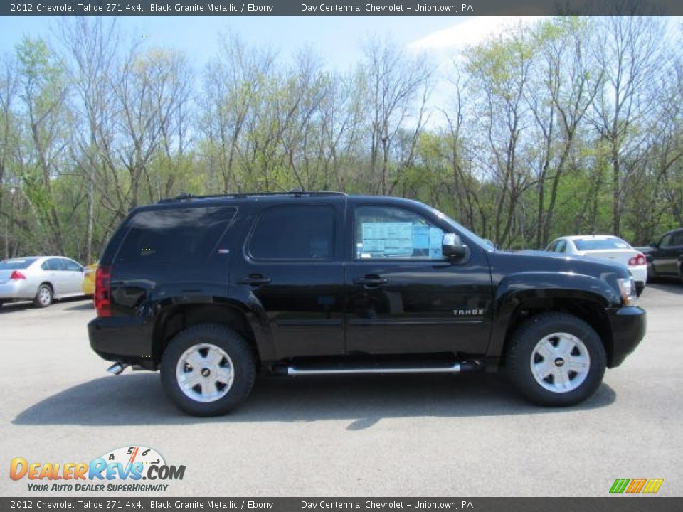 2012 Chevrolet Tahoe Z71 4x4 Black Granite Metallic / Ebony Photo #4