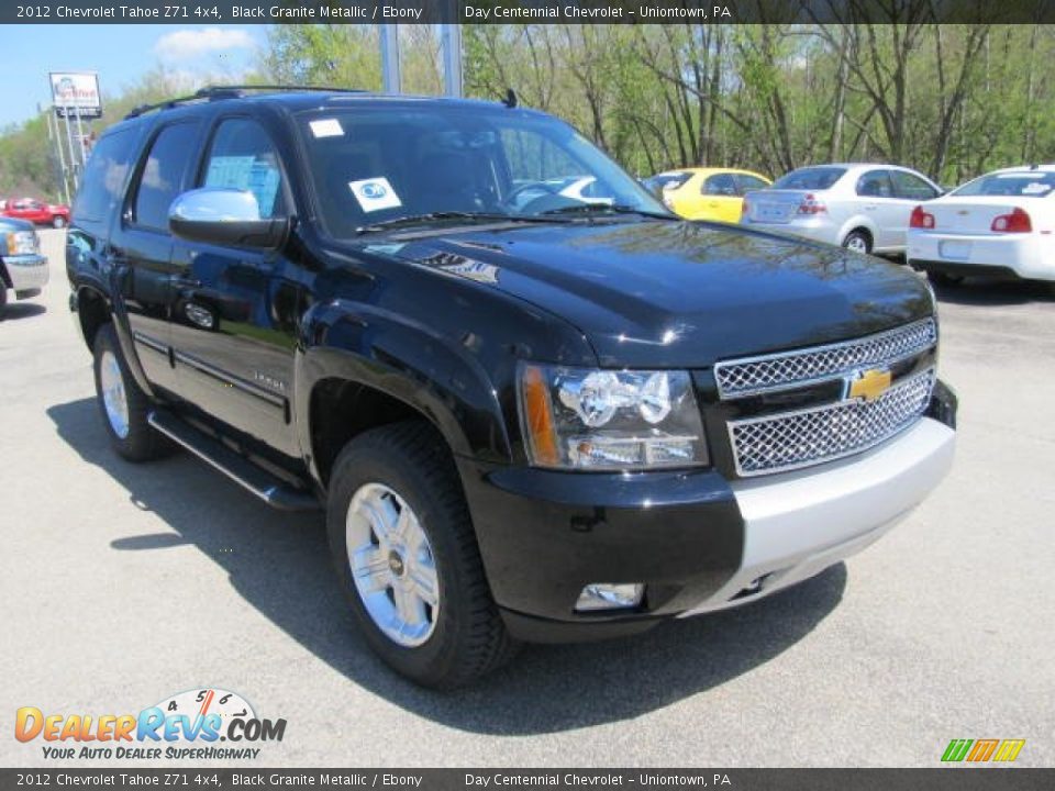 2012 Chevrolet Tahoe Z71 4x4 Black Granite Metallic / Ebony Photo #5