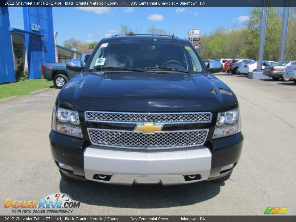 2012 Chevrolet Tahoe Z71 4x4 Black Granite Metallic / Ebony Photo #6