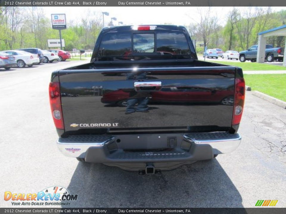 2012 Chevrolet Colorado LT Crew Cab 4x4 Black / Ebony Photo #3