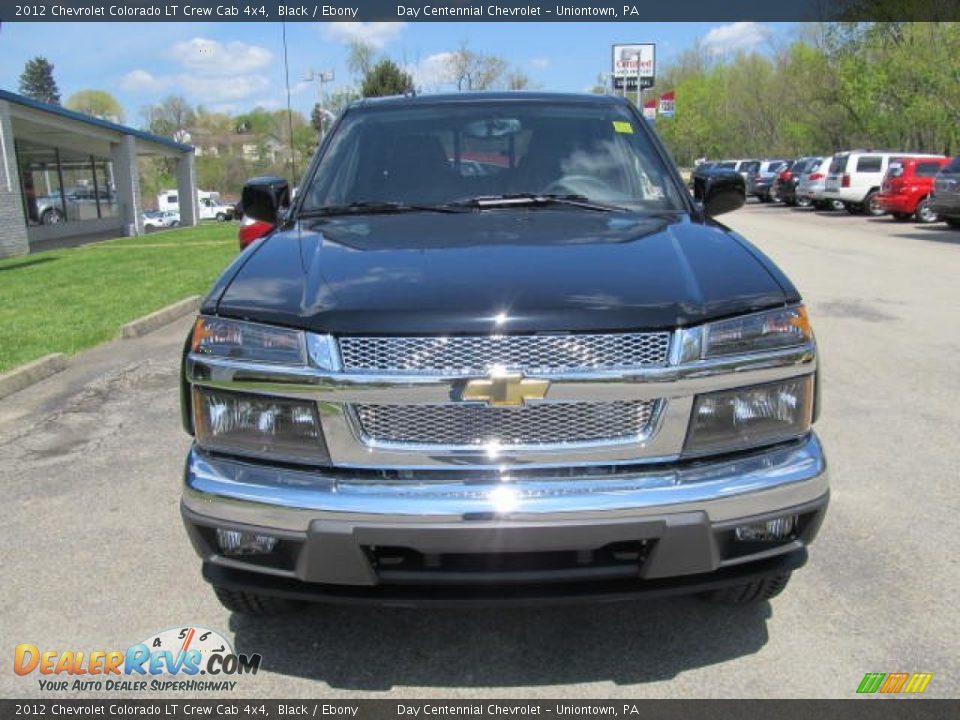 2012 Chevrolet Colorado LT Crew Cab 4x4 Black / Ebony Photo #6