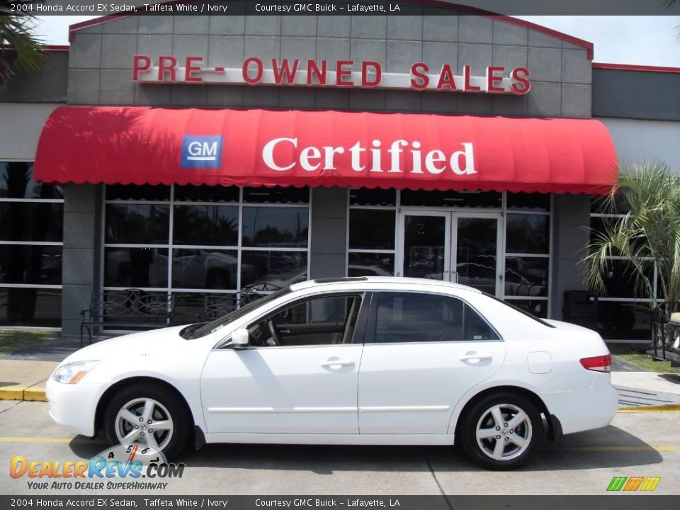 2004 Honda Accord EX Sedan Taffeta White / Ivory Photo #1