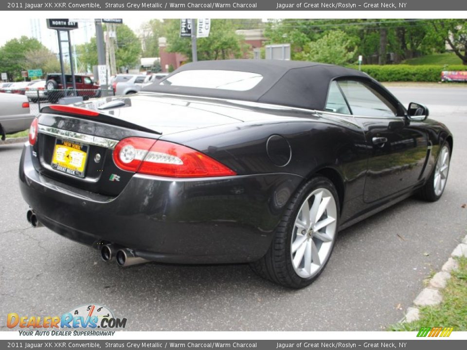 2011 Jaguar XK XKR Convertible Stratus Grey Metallic / Warm Charcoal/Warm Charcoal Photo #6