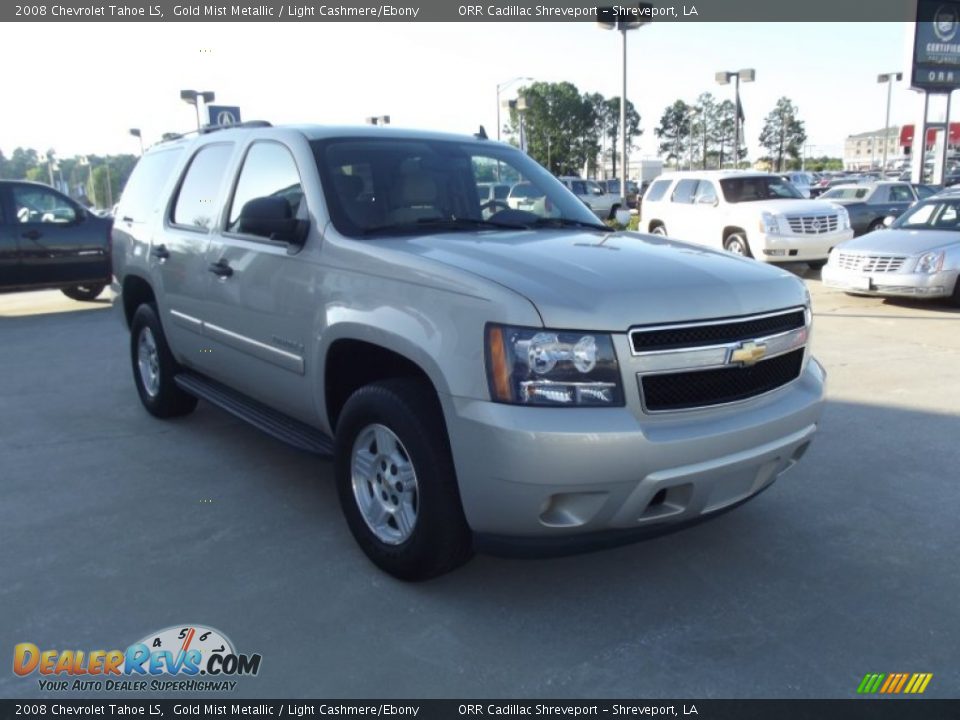 2008 Chevrolet Tahoe LS Gold Mist Metallic / Light Cashmere/Ebony Photo #2