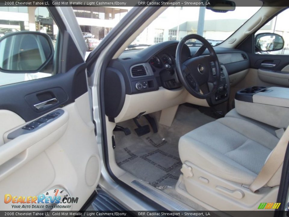 2008 Chevrolet Tahoe LS Gold Mist Metallic / Light Cashmere/Ebony Photo #10