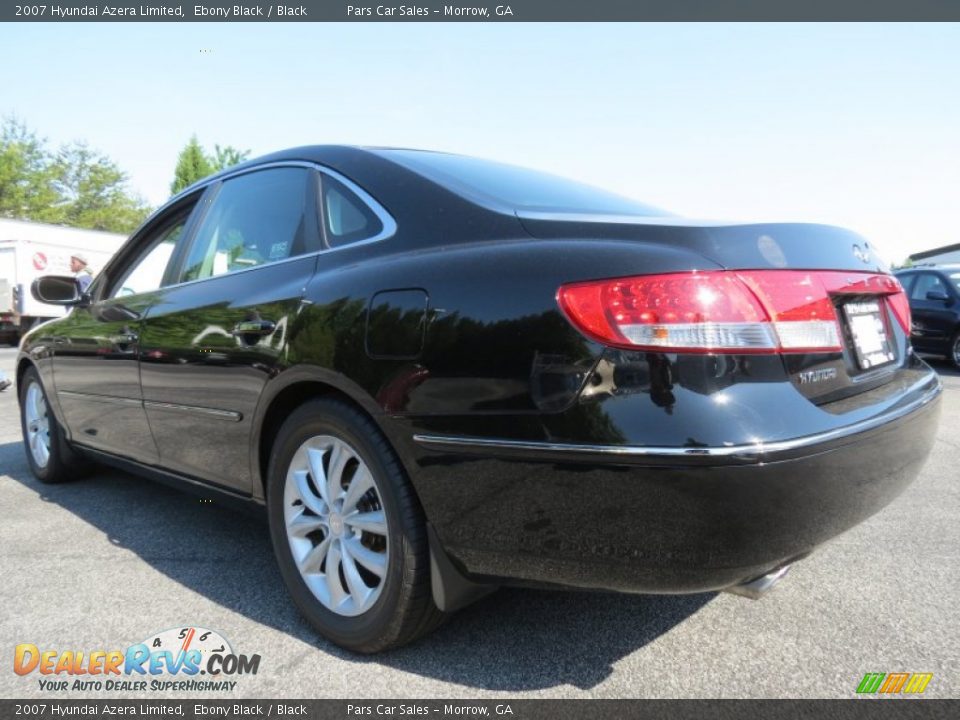 2007 Hyundai Azera Limited Ebony Black / Black Photo #2