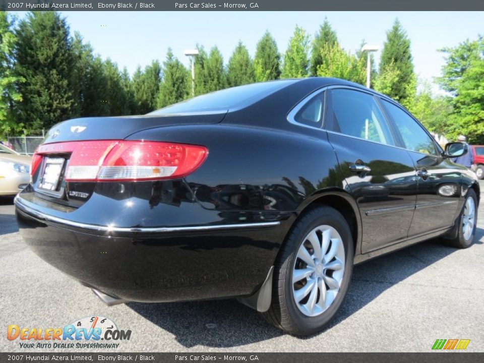 2007 Hyundai Azera Limited Ebony Black / Black Photo #3