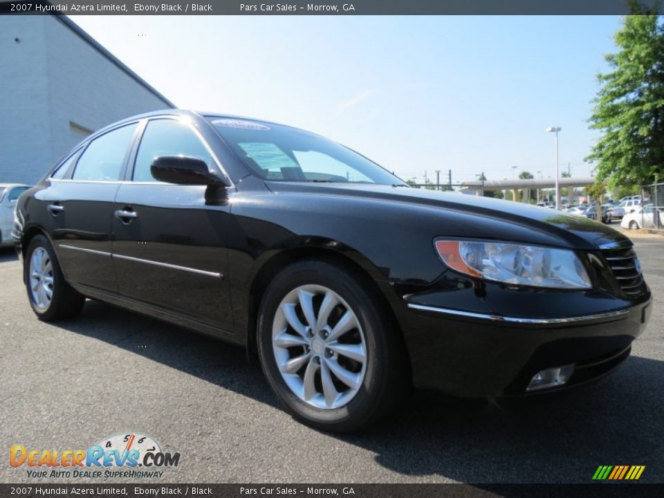 2007 Hyundai Azera Limited Ebony Black / Black Photo #4