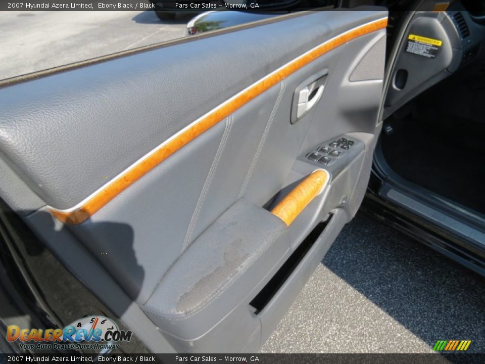 2007 Hyundai Azera Limited Ebony Black / Black Photo #6