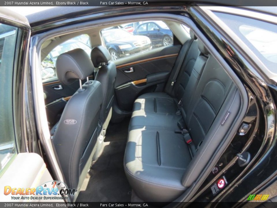2007 Hyundai Azera Limited Ebony Black / Black Photo #7
