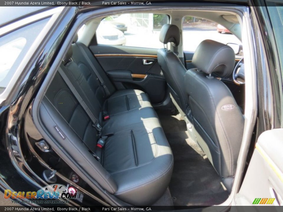 2007 Hyundai Azera Limited Ebony Black / Black Photo #8