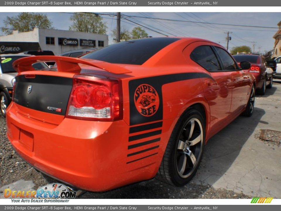 HEMI Orange Pearl 2009 Dodge Charger SRT-8 Super Bee Photo #5