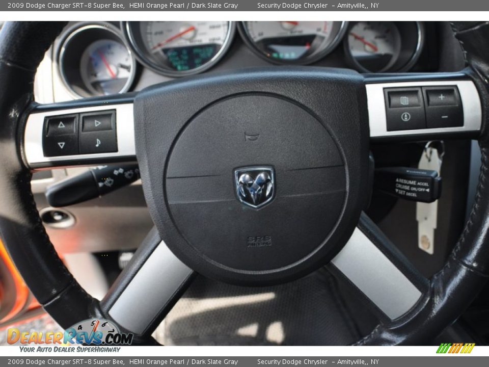 2009 Dodge Charger SRT-8 Super Bee HEMI Orange Pearl / Dark Slate Gray Photo #9