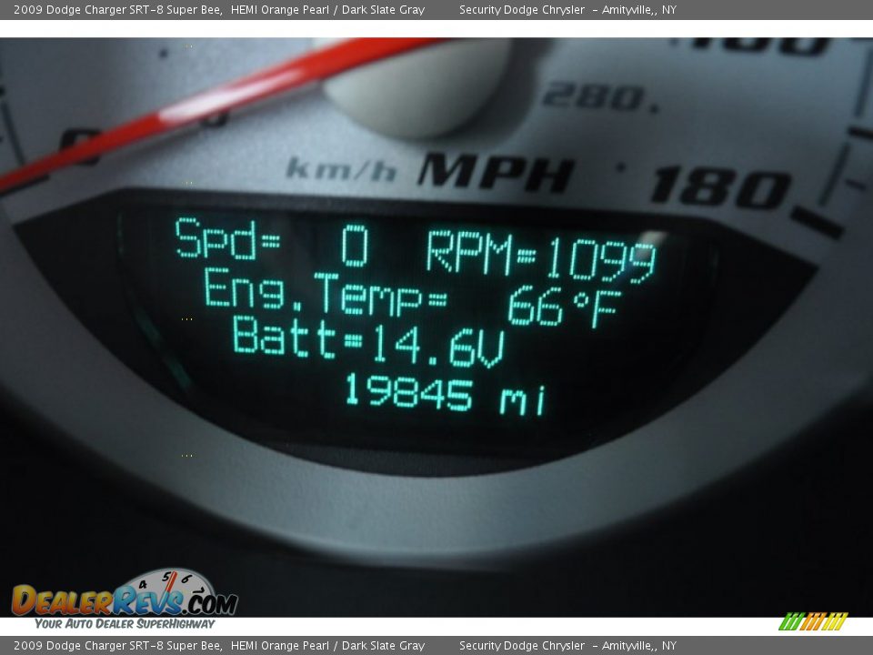 2009 Dodge Charger SRT-8 Super Bee HEMI Orange Pearl / Dark Slate Gray Photo #10