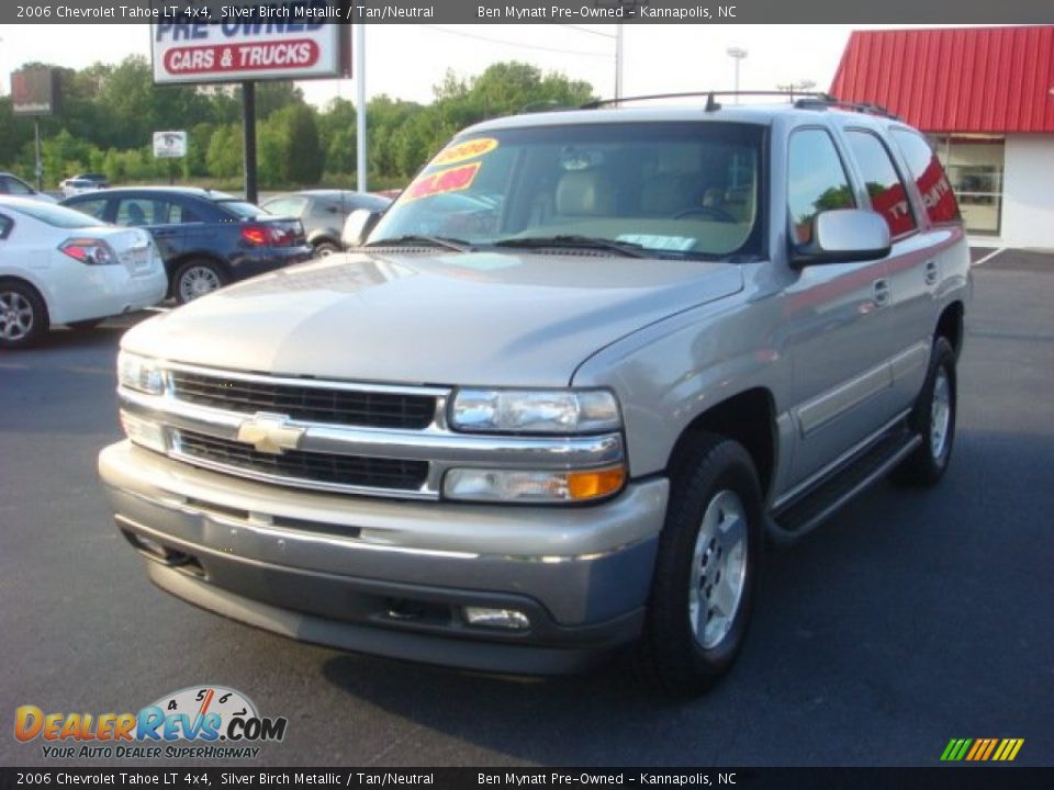 2006 Chevrolet Tahoe LT 4x4 Silver Birch Metallic / Tan/Neutral Photo #1