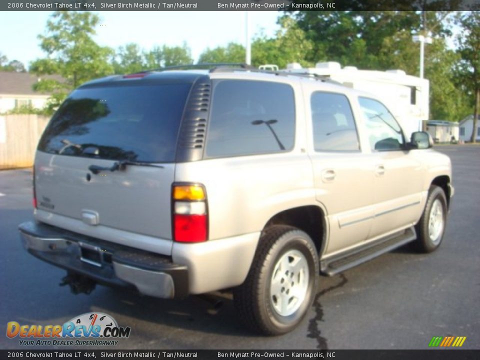 2006 Chevrolet Tahoe LT 4x4 Silver Birch Metallic / Tan/Neutral Photo #5