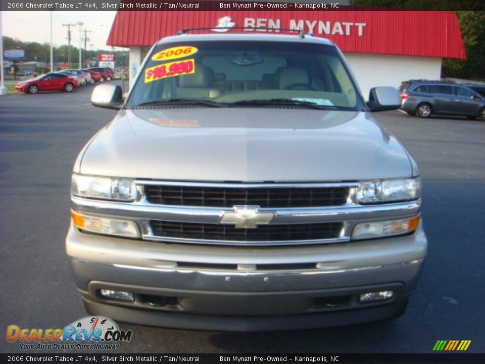 2006 Chevrolet Tahoe LT 4x4 Silver Birch Metallic / Tan/Neutral Photo #7