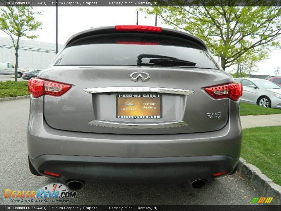 2009 Infiniti FX 35 AWD Platinum Graphite / Graphite Photo #4