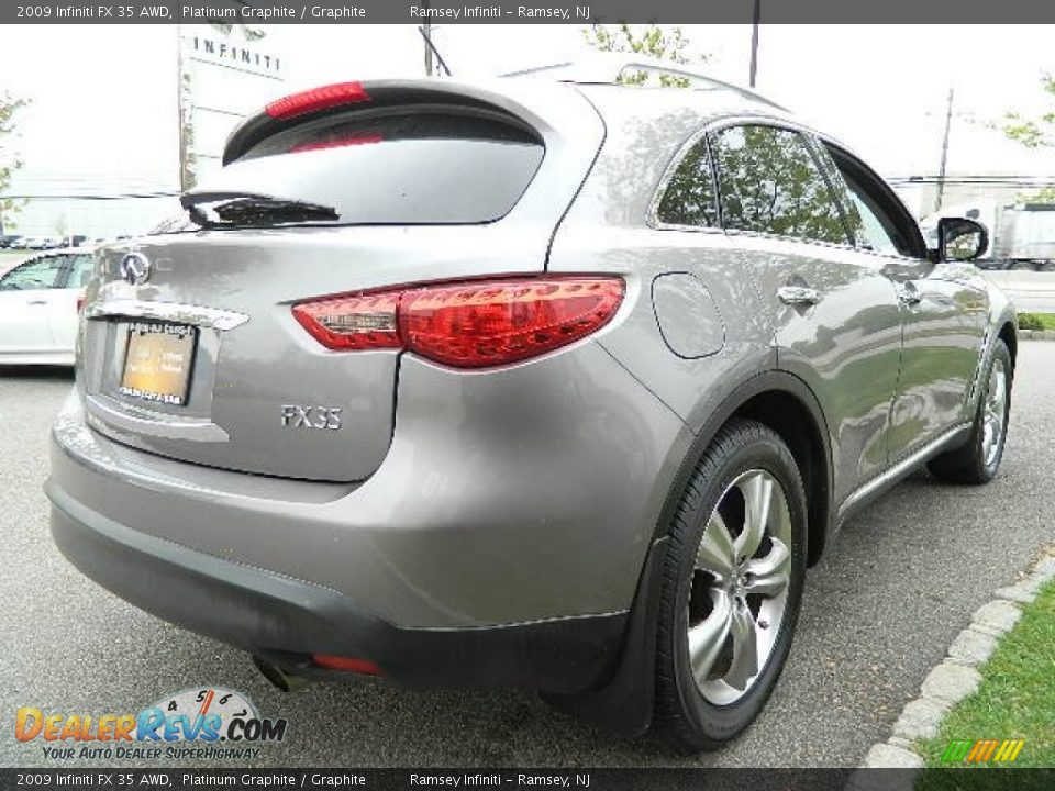 2009 Infiniti FX 35 AWD Platinum Graphite / Graphite Photo #5