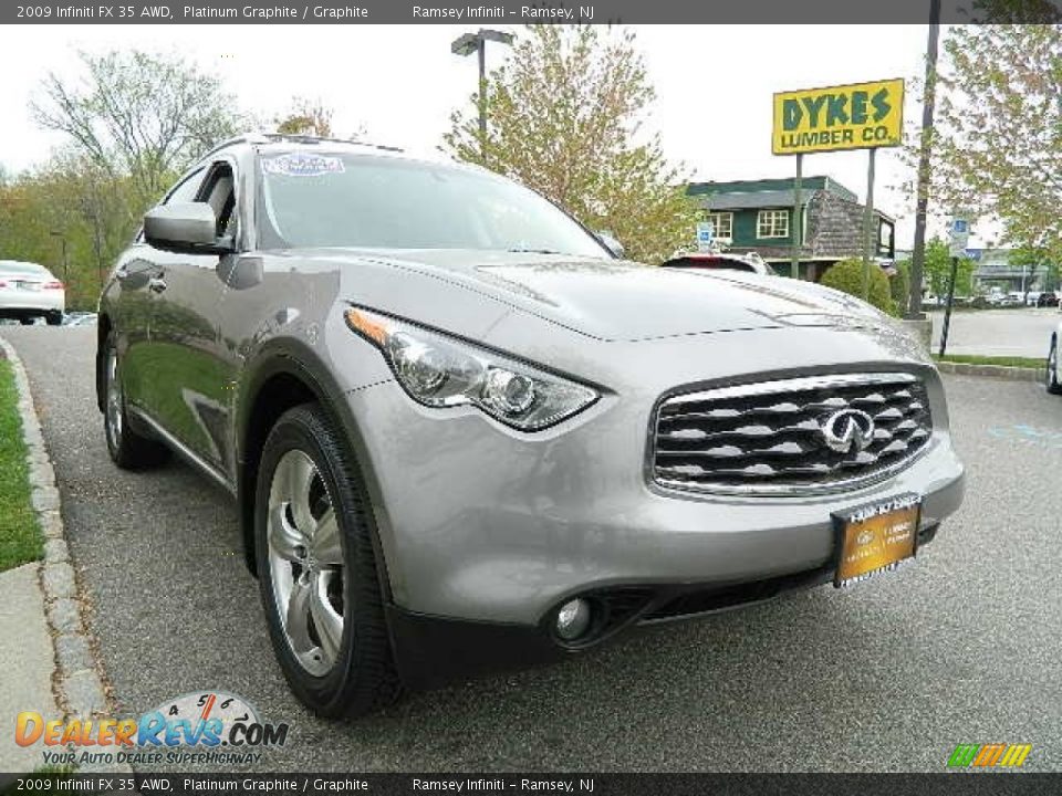 2009 Infiniti FX 35 AWD Platinum Graphite / Graphite Photo #6