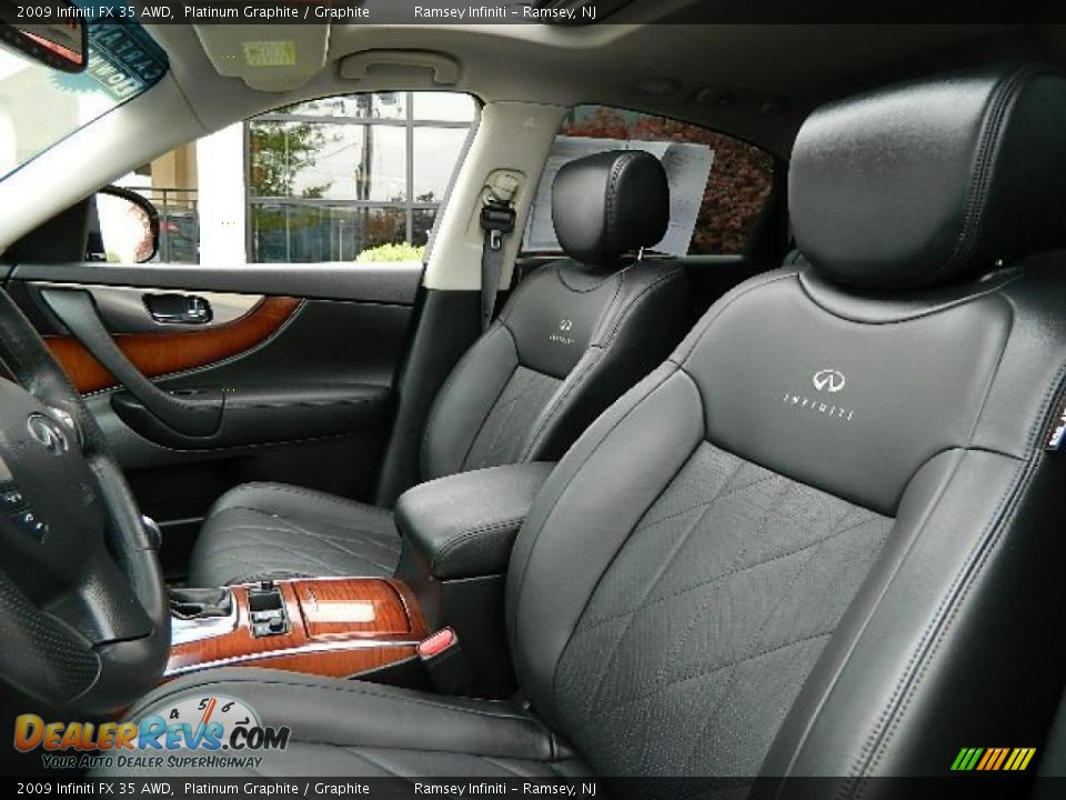 Graphite Interior - 2009 Infiniti FX 35 AWD Photo #9