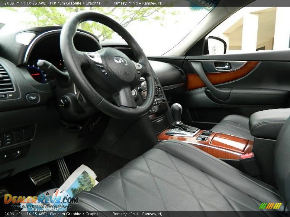 2009 Infiniti FX 35 AWD Platinum Graphite / Graphite Photo #10