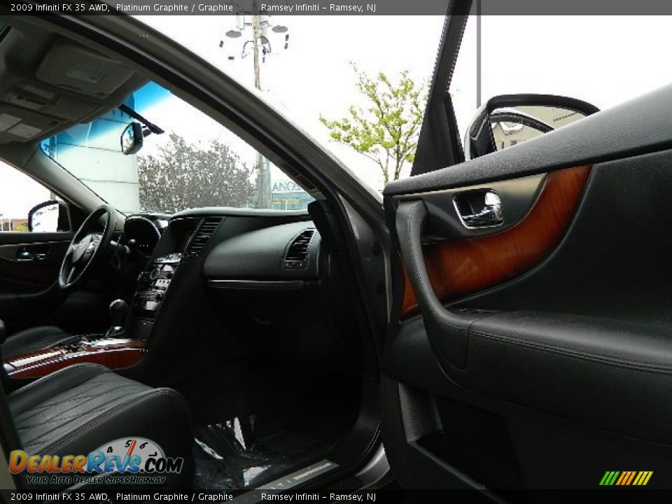 2009 Infiniti FX 35 AWD Platinum Graphite / Graphite Photo #22
