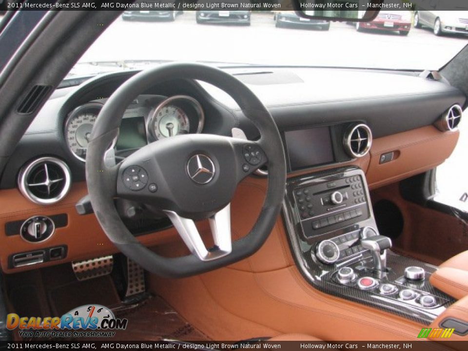 designo Light Brown Natural Woven Interior - 2011 Mercedes-Benz SLS AMG Photo #8