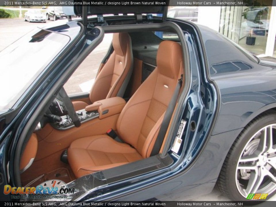 designo Light Brown Natural Woven Interior - 2011 Mercedes-Benz SLS AMG Photo #9