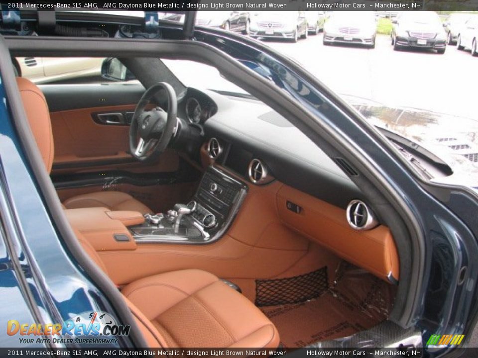 designo Light Brown Natural Woven Interior - 2011 Mercedes-Benz SLS AMG Photo #10
