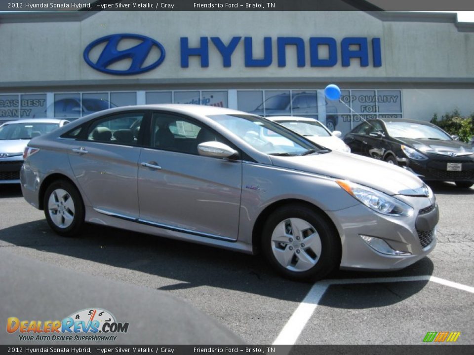 2012 Hyundai Sonata Hybrid Hyper Silver Metallic / Gray Photo #1