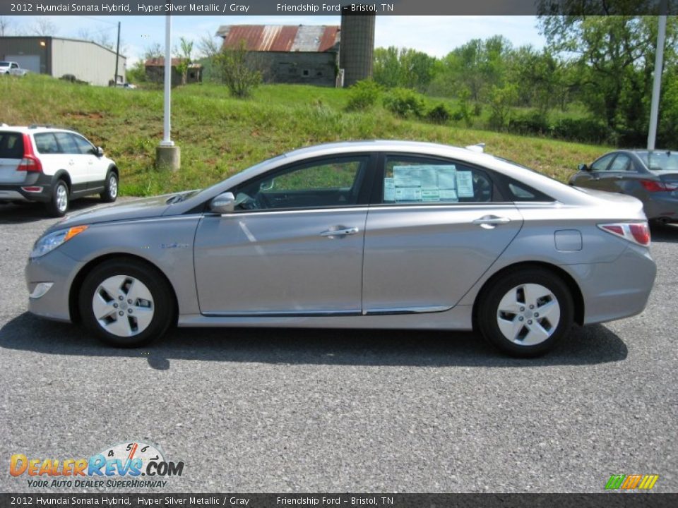 2012 Hyundai Sonata Hybrid Hyper Silver Metallic / Gray Photo #2