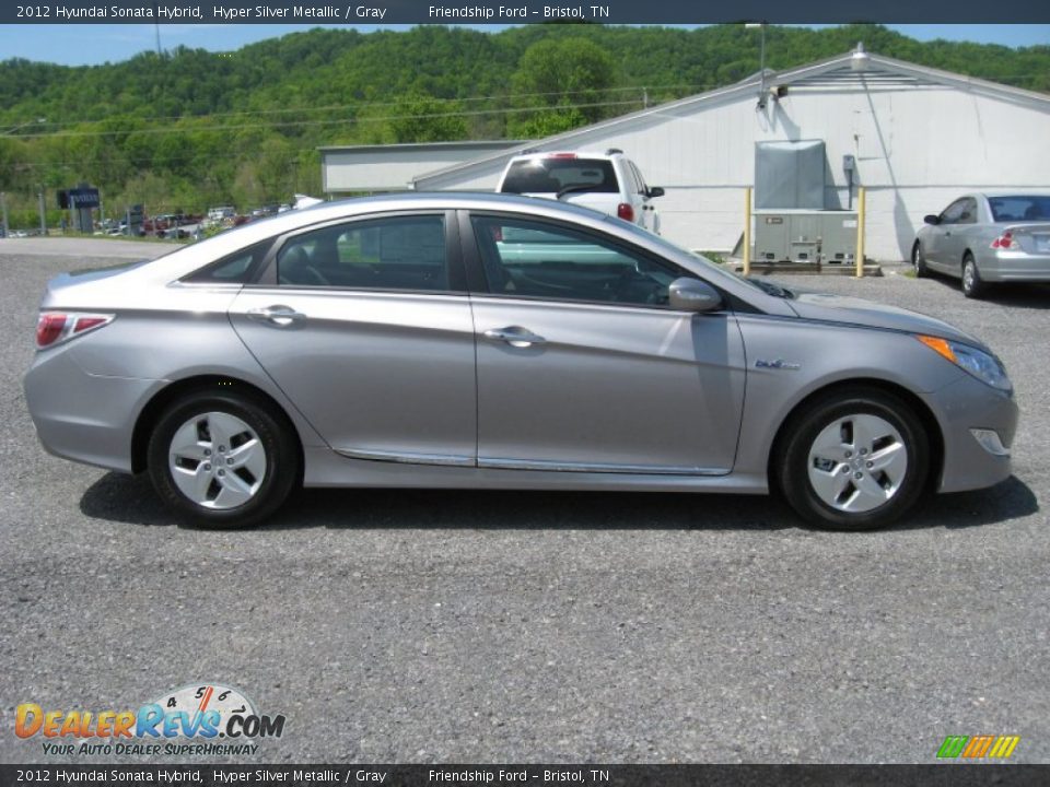 2012 Hyundai Sonata Hybrid Hyper Silver Metallic / Gray Photo #6