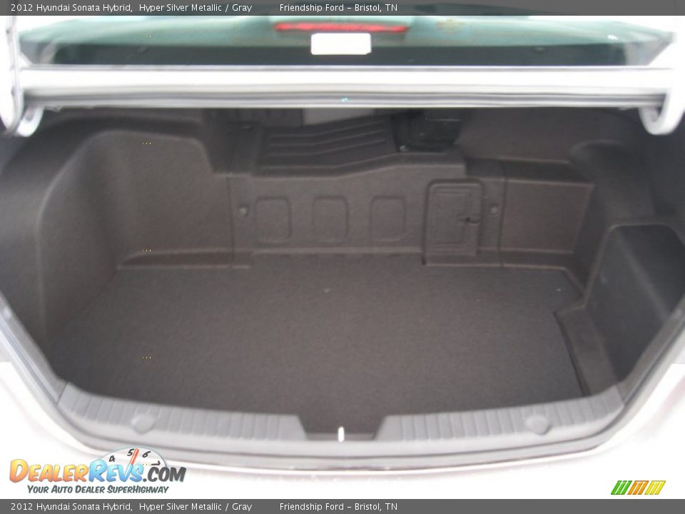 2012 Hyundai Sonata Hybrid Hyper Silver Metallic / Gray Photo #12