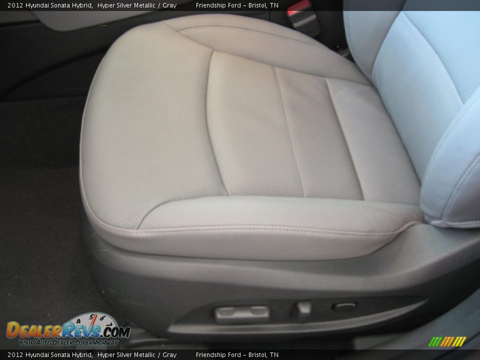 2012 Hyundai Sonata Hybrid Hyper Silver Metallic / Gray Photo #15