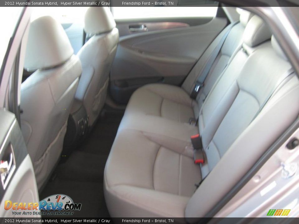 2012 Hyundai Sonata Hybrid Hyper Silver Metallic / Gray Photo #17