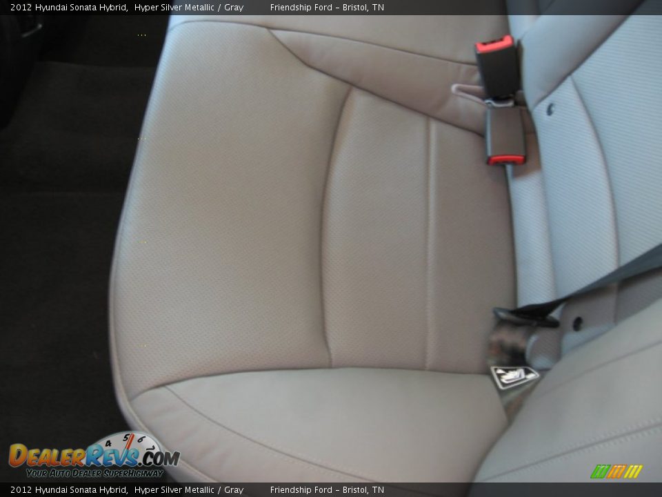 2012 Hyundai Sonata Hybrid Hyper Silver Metallic / Gray Photo #18
