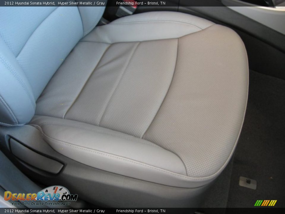 2012 Hyundai Sonata Hybrid Hyper Silver Metallic / Gray Photo #21