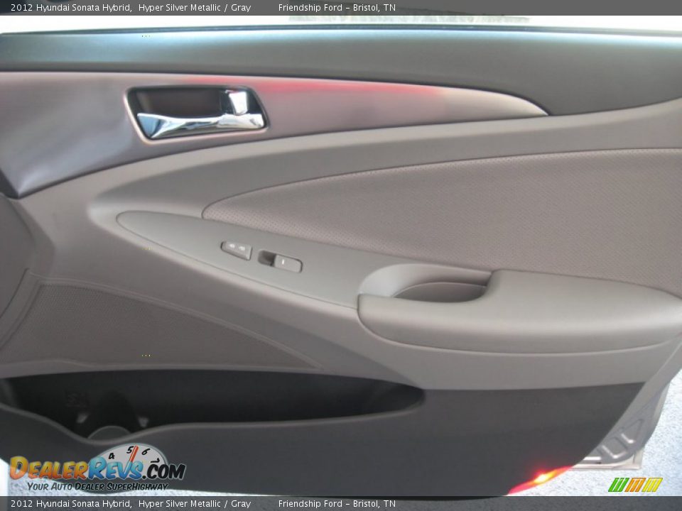 2012 Hyundai Sonata Hybrid Hyper Silver Metallic / Gray Photo #22