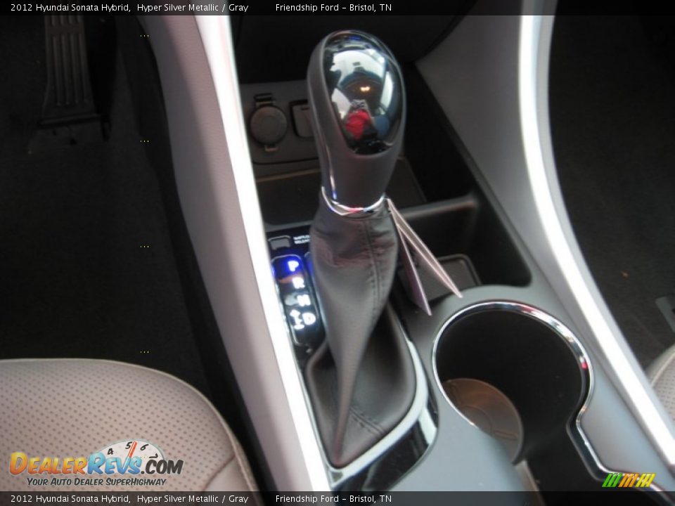 2012 Hyundai Sonata Hybrid Hyper Silver Metallic / Gray Photo #26