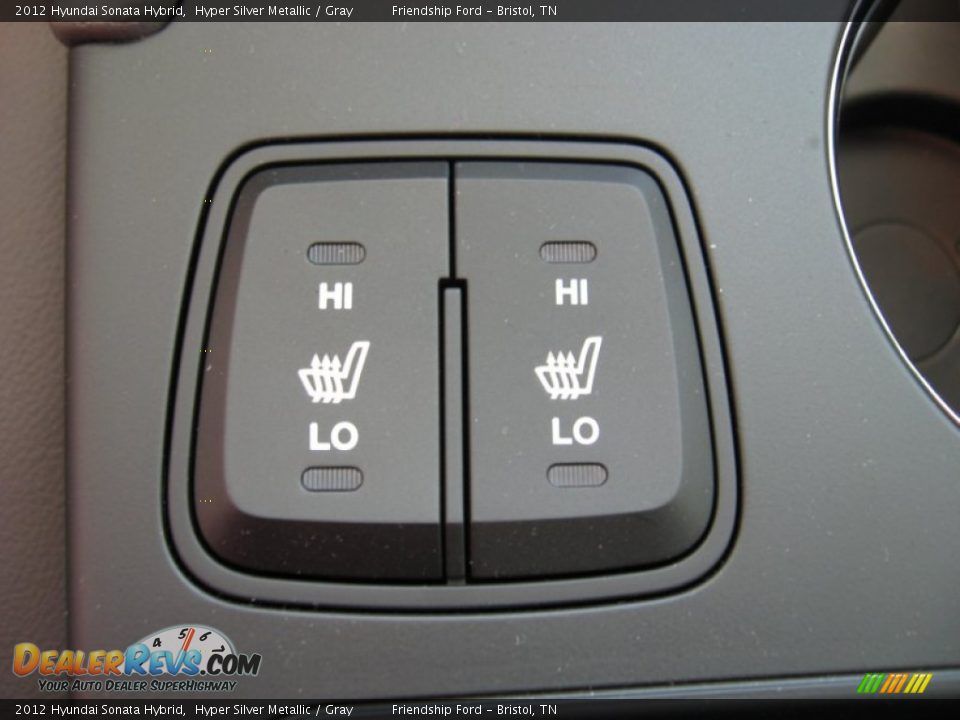 2012 Hyundai Sonata Hybrid Hyper Silver Metallic / Gray Photo #27