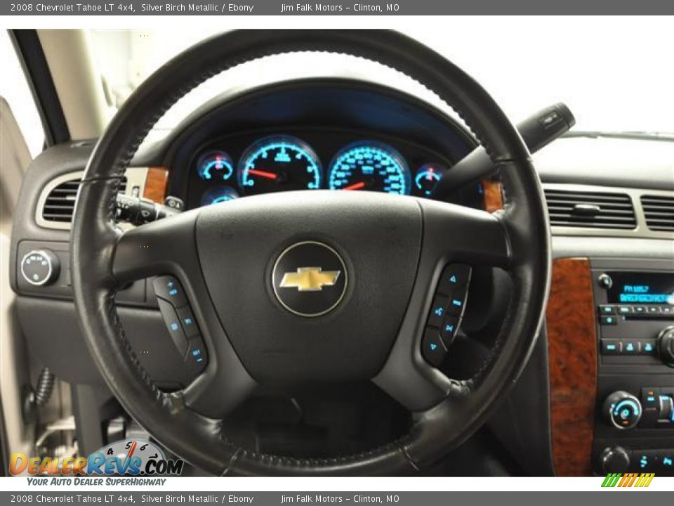2008 Chevrolet Tahoe LT 4x4 Silver Birch Metallic / Ebony Photo #13